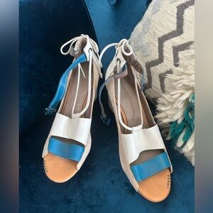 Summer wedge. Anthropologie.